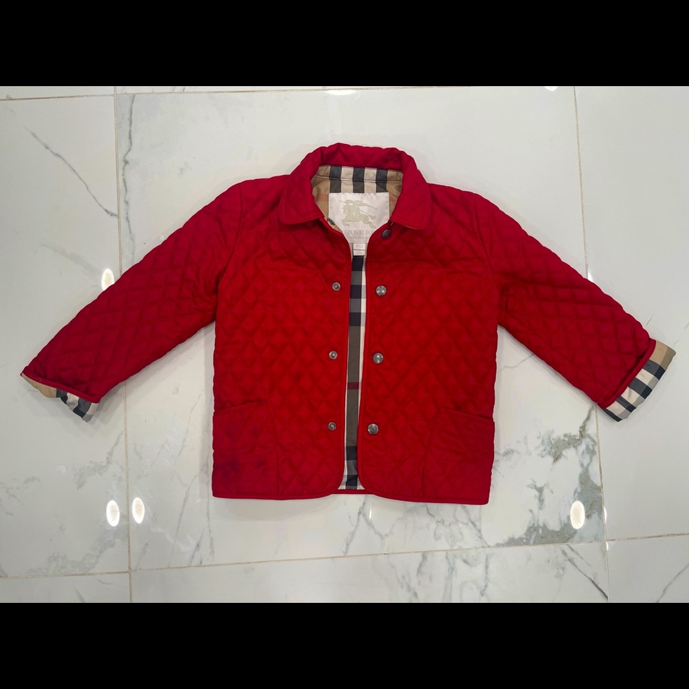 Burberry
Girls' Diamond Quilted Jacket size 3t